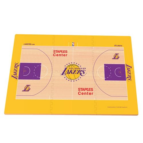 Los Angeles Lakers Replica Basketball Court Foam Puzzle Floor
