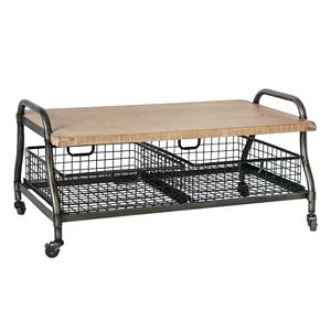 Madison Park Riles Industrial Coffee Table