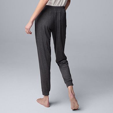 Women's Simply Vera Vera Wang Banded Bottom Pajama Pants
