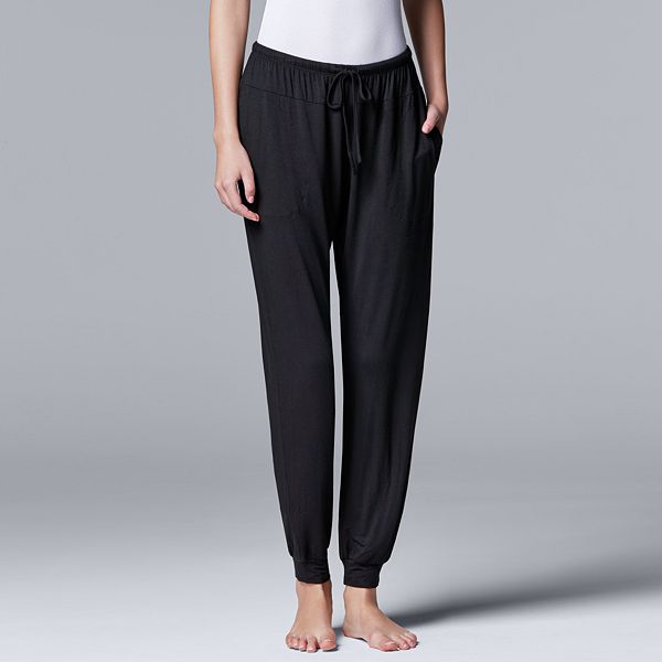 Simply Vera Vera Wang Polka Dots Black Casual Pants Size 2X (Plus