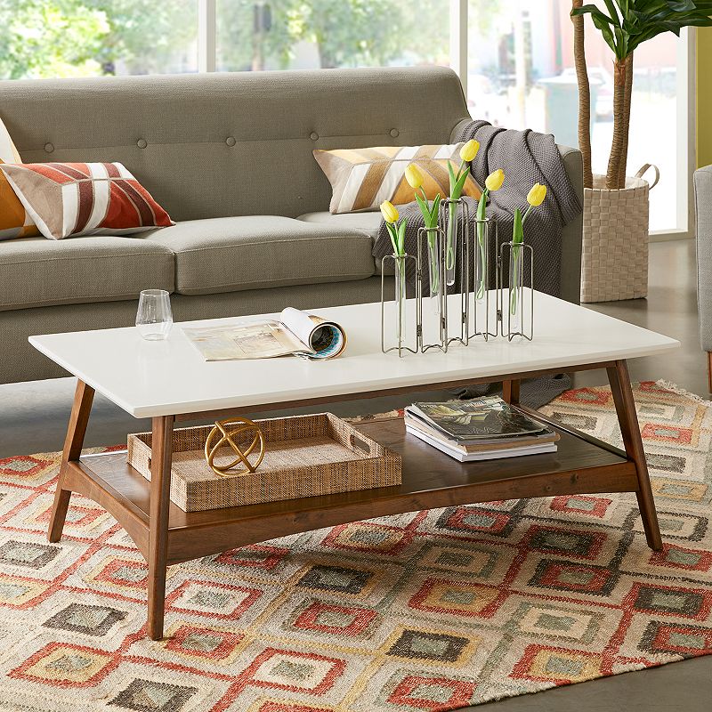 Avenu Coffee Table - White/Pecan