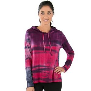 Women's Balance Collection Envelope Back Tie Dye Hoodie