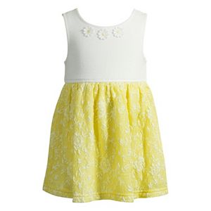 Baby Girl Youngland Floral Jacquard Dress