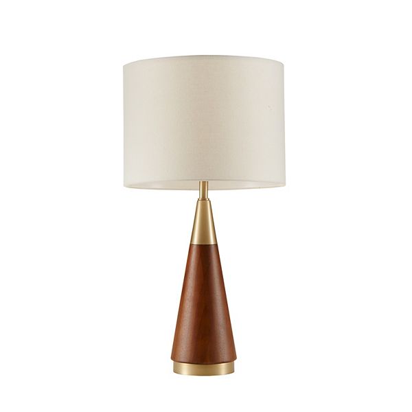Ivy Two Tone Mid Century Modern Table Lamp, Mid Century Modern Bedroom Lamps