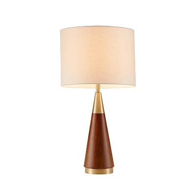 INK+IVY Two-Tone Mid-Century Modern Table lamp