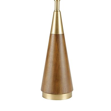 INK+IVY Two-Tone Mid-Century Modern Table lamp