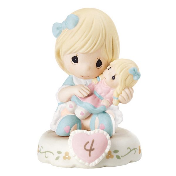 Precious Moments Age 4 Girl Figurine