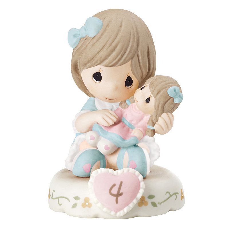 61801944 Precious Moments Age 4 Girl Figurine, Multicolor sku 61801944