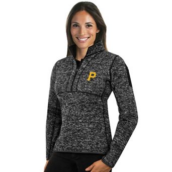 Women's Antigua Pittsburgh Pirates Fortune Midweight Pullover Sweater