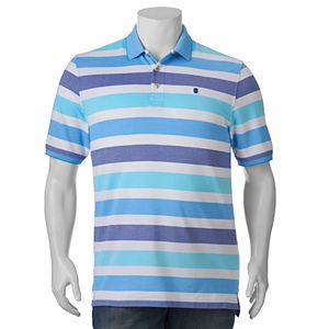 Big & Tall IZOD Advantage Classic-Fit Striped Performance Polo