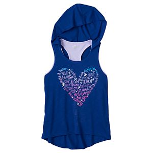 Girls 7-16 & Plus Size SO® Hooded Tank Top with Removable Built-In Bra