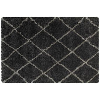 StyleHaven Hillcrest Diamond Lattice Shag Rug