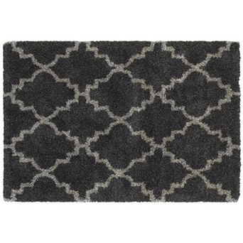 StyleHaven Hillcrest Quatrefoil Lattice Shag Rug