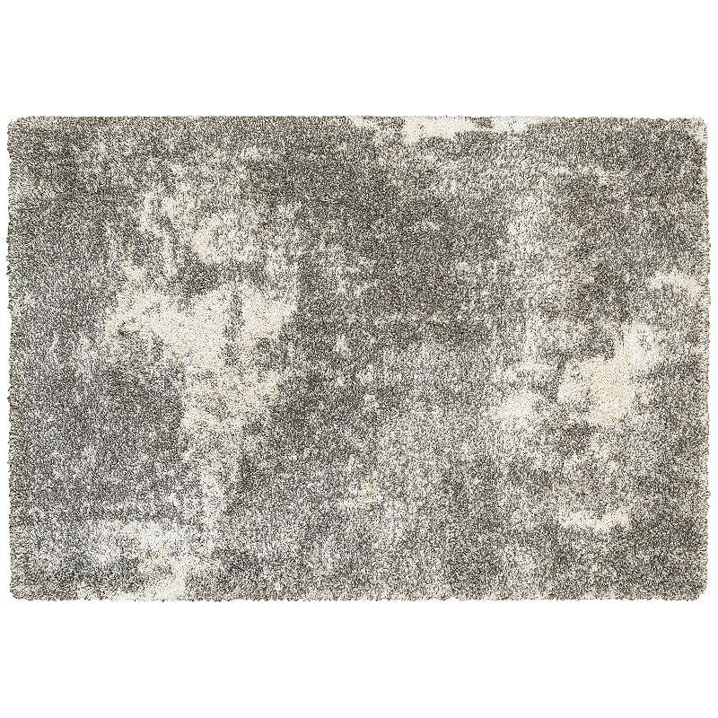 StyleHaven Hillcrest Granite Abstract Shag Rug, Beig/Green, 8X11 Ft