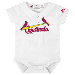 Baby Majestic St. Louis Cardinals Cool Base Replica Jersey Bodysuit