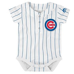 Baby Majestic Chicago Cubs Cool Base Replica Jersey Bodysuit