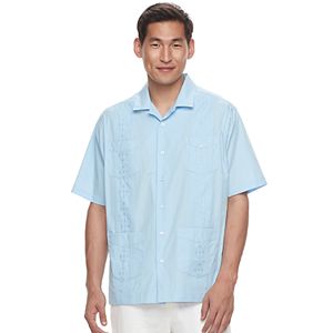 Men's Havanera Embroidered Four-Pocket Button-Down Shirt