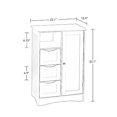 RiverRidge Home Ashland Storage Floor Cabinet