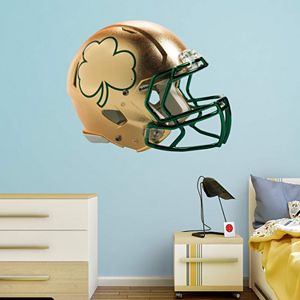 Notre Dame Fighting Irish Shamrock Helmet Wall Decal by Fathead
