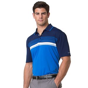 Men's Chaps Classic-Fit Chest-Striped Performance Golf Polo