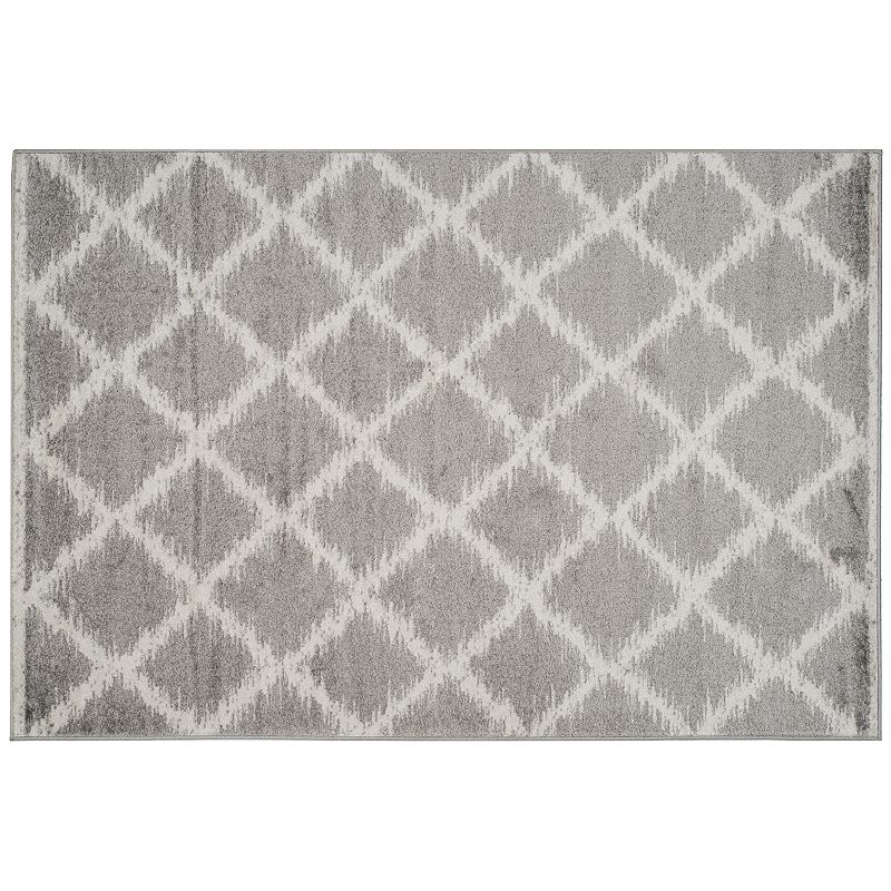 Safavieh Adirondack Arden Lattice Rug, Silver, 6X9 Ft