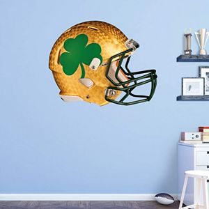 Notre Dame Fighting Irish Shamrock Helmet Wall Decal by Fathead