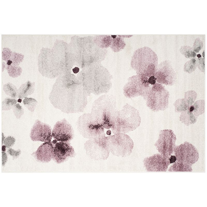 Safavieh Adirondack Fleur Floral Rug, White, 8X10 Ft