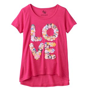 Disney's Tsum Tsum Girls 7-16 High-Low Hem Glitter 
