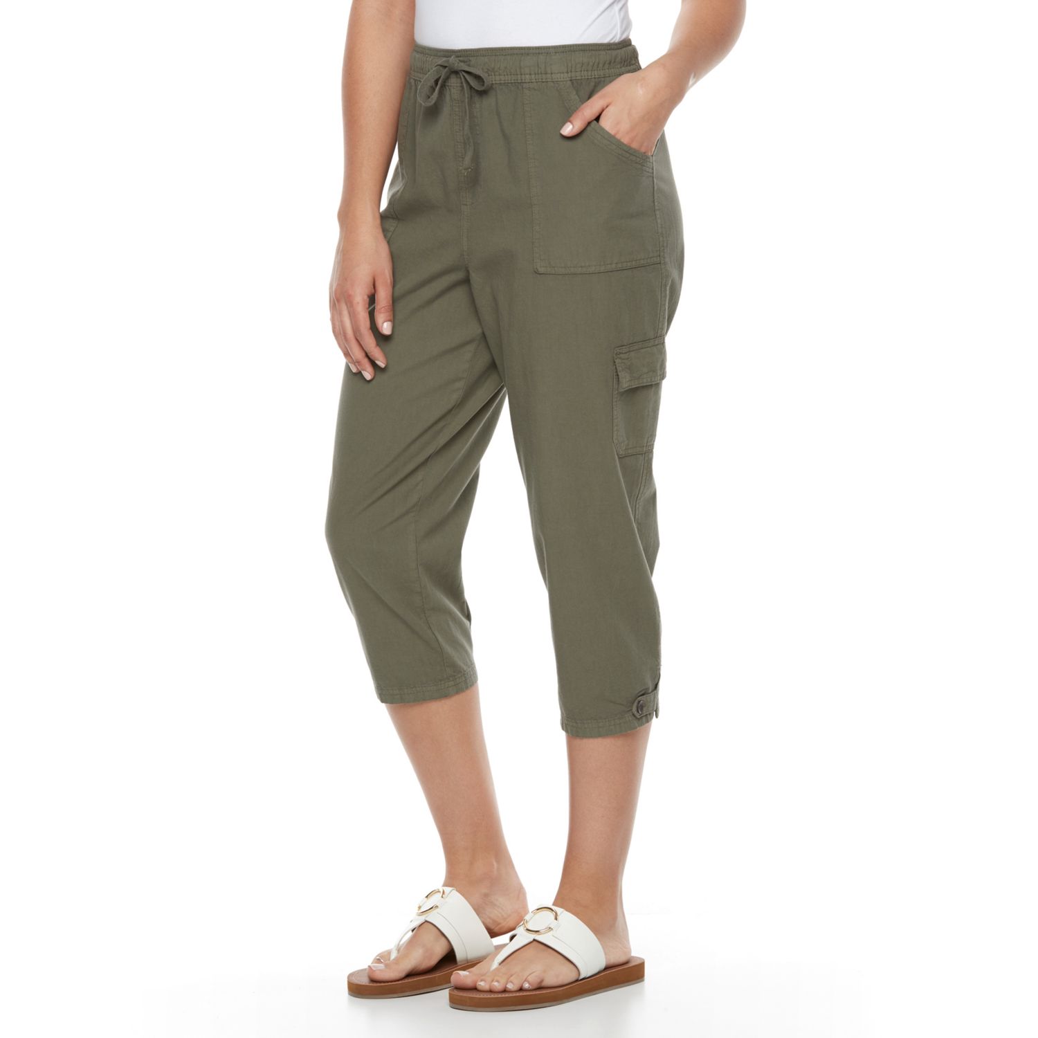 womens cargo capris