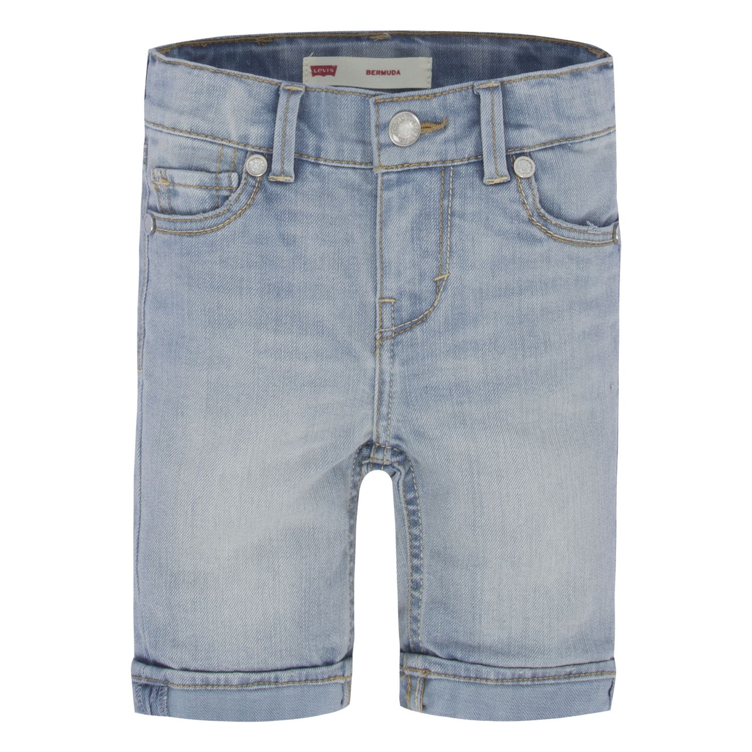 girls denim bermuda shorts