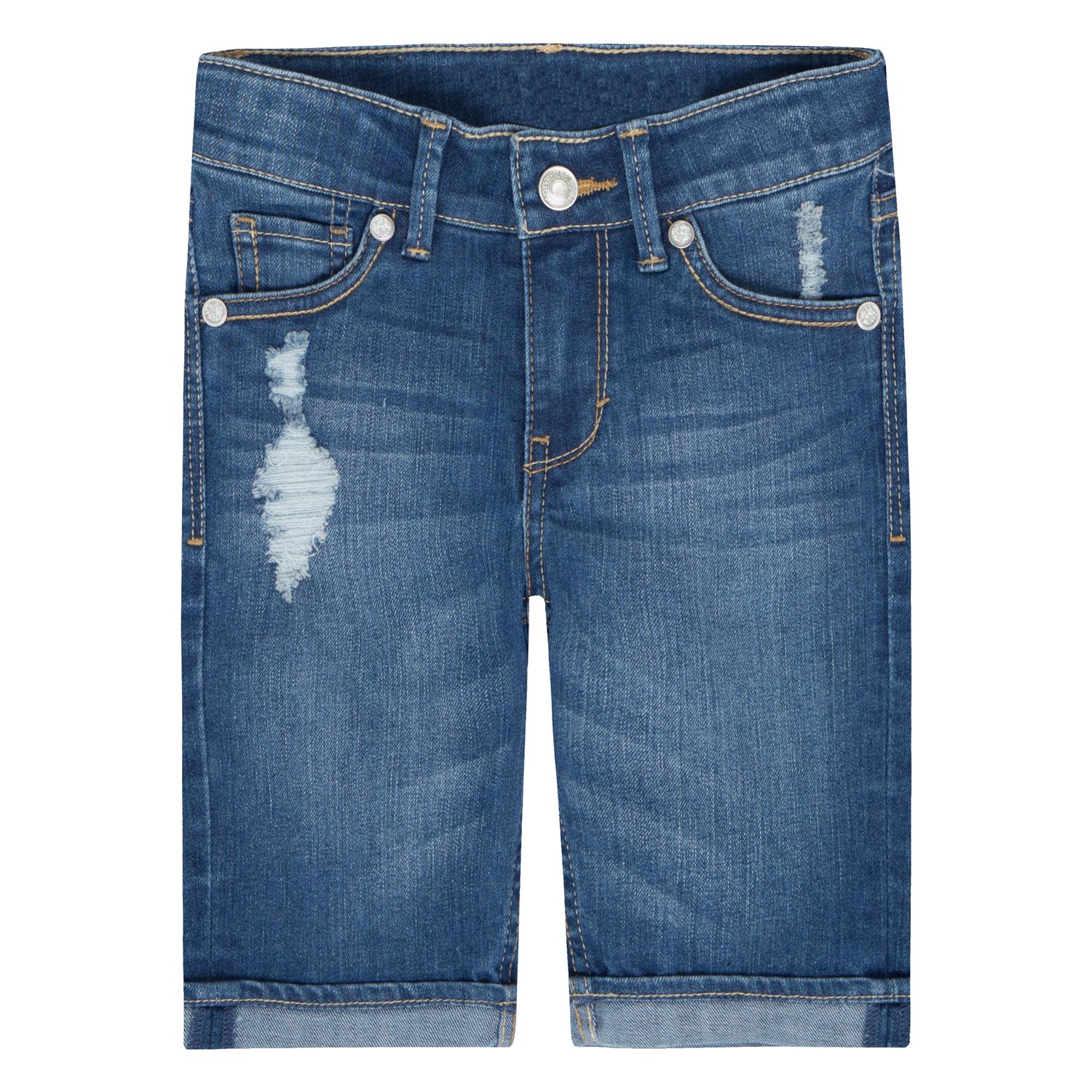 levi's distressed bermuda shorts