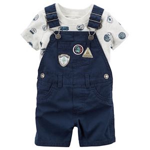 Baby Boy Carter's Road Trip Tee & Shortalls Set