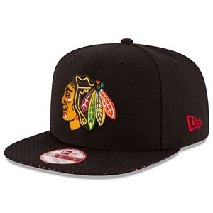 Adult New Era Chicago Blackhawks 9FIFTY Shine Through Adjustable Cap