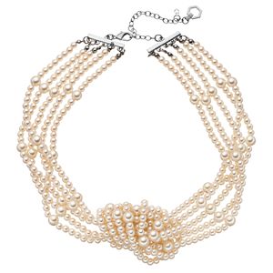 Simply Vera Vera Wang Simulated Pearl Knot Necklace