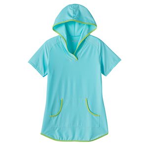 Girls 7-16 Free Country Short-Sleeved Swim Cover-Up