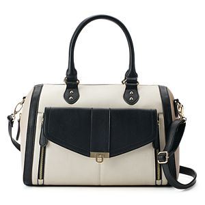 Apt. 9® Olivia Double Zip Barrel Bag