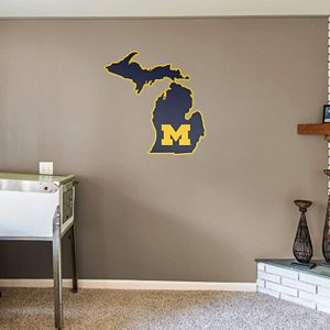 Michigan Wolverines Logo Wall Decal by Fathead