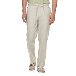 Men's Havanera Classic-Fit Linen-Blend 30-inch Inseam Drawstring Pants