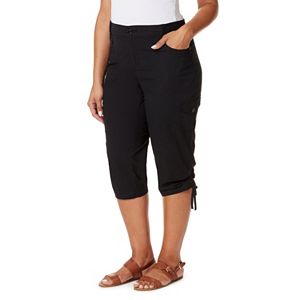 Plus Size Gloria Vanderbilt Lillie Twill Skimmer Capris