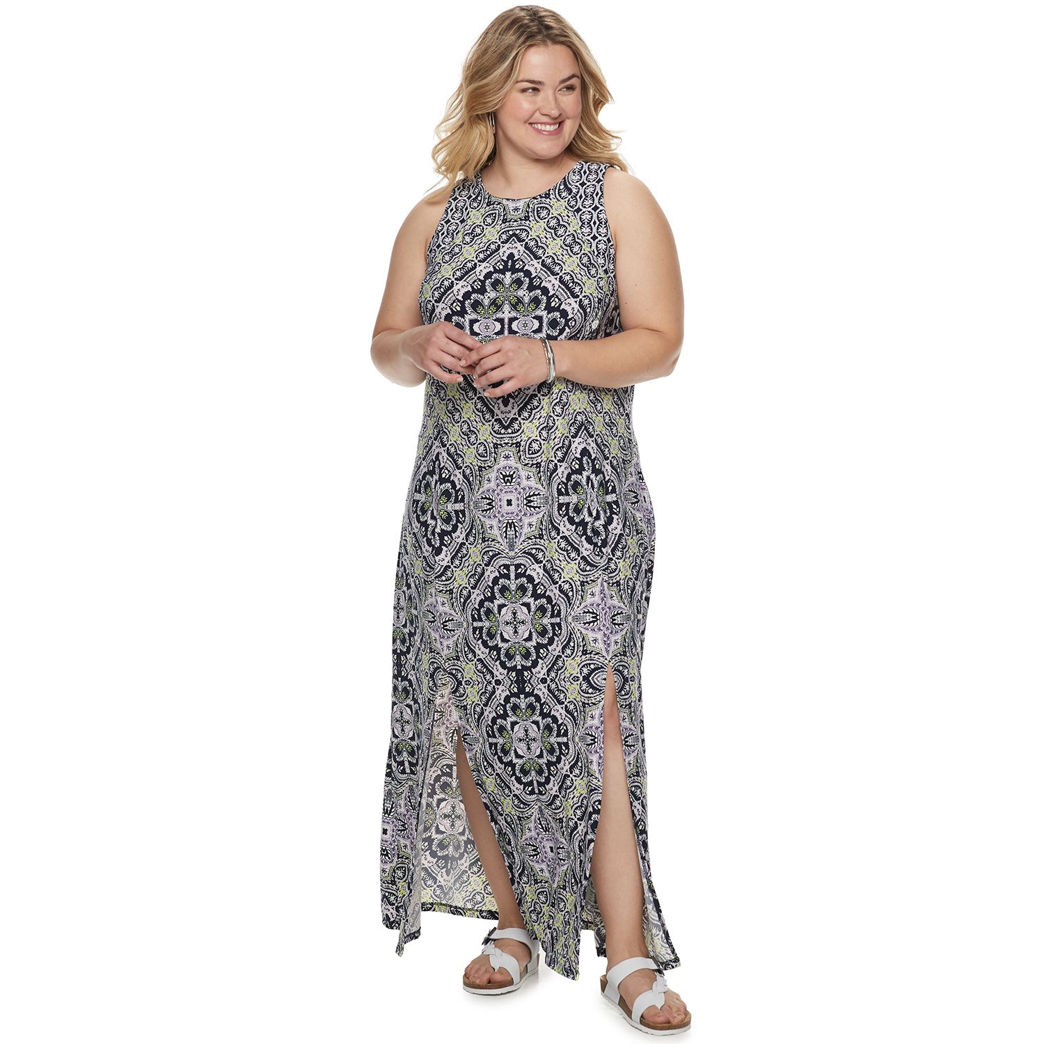 medallion maxi dress