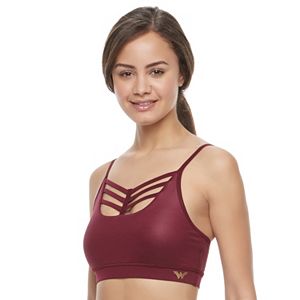 Juniors' Her Universe Wonder Woman Lattice Sports Bra by DC Comics