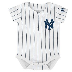Baby Majestic New York Yankees Cool Base Replica Jersey Bodysuit
