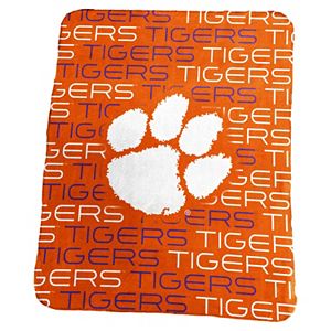 Logo Brand Clemson Tigers Classic Fleece Blanket