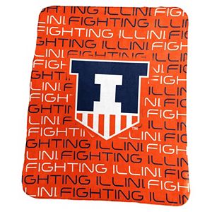 Logo Brand Illinois Fighting Illini Classic Fleece Blanket