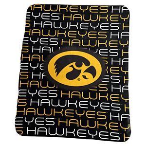 Logo Brand Iowa Hawkeyes Classic Fleece Blanket