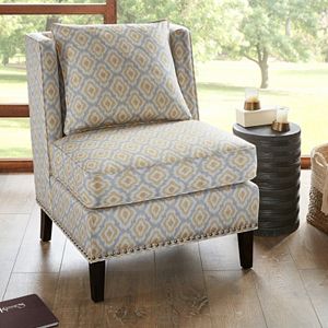 Madison Park Camron Ikat Armless Accent Chair