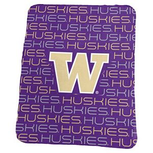 Logo Brand Washington Huskies Classic Fleece Blanket
