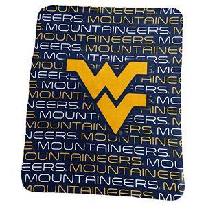 Logo Brand West Virginia Mountaineers Classic Fleece Blanket