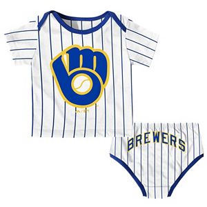 Baby Majestic Milwaukee Brewers Uniform Set
