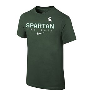 Boys 8-20 Nike Michigan State Spartans Facility Sideline Tee